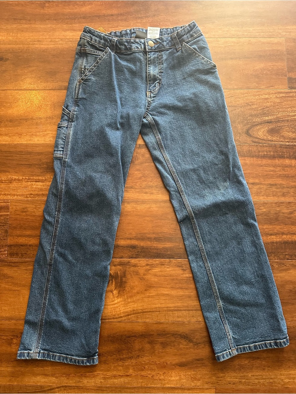 Carhartt Kids Dark Blue Denim Utility Jeans